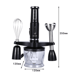 600W Electric Multifunctional Handheld 3 In1 Blender Chopper Cup Fruit Vegetable Hand Mixer for Food Processor