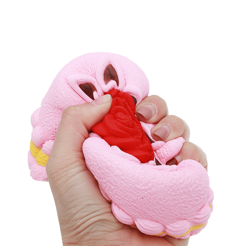 Squishy Rose Cake 12Cm Novelty Stress Squeeze Slow Rising Squeeze Collection Cure Toy Gift