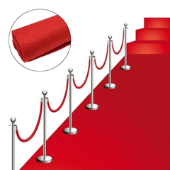 80 X 300Cm Red Carpet Wedding Runners Aisle Floor Rug Hollywood Party Decorations