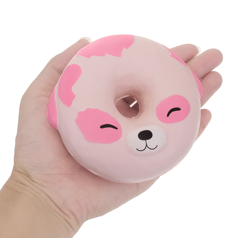 Yunxin Squishy Puppy Dog Donut 10Cm Scented Soft Slow Rising with Packaging Collection Gift Toy