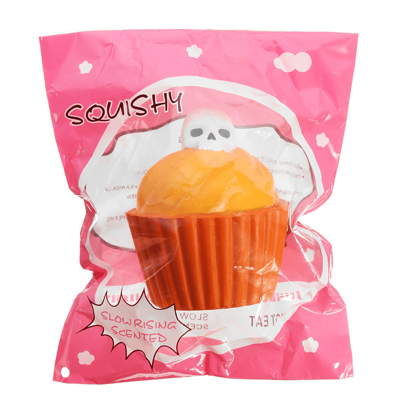 Yunxin Squishy Pumpkin Puff Cake Glow in Dark Halloween Slow Rising mit Verpackung Collection Gift