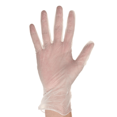 50PCS Disposable PVC Thicken Gloves Food Grade anti Dust Droplets Bacteria Safety Protective Glove