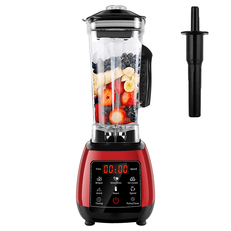 GEMAT 2L Automatic LED Screen Blender Professional Breakfast Food Processor Machine Ice Cream Fruit Milkshake Juicer Blender