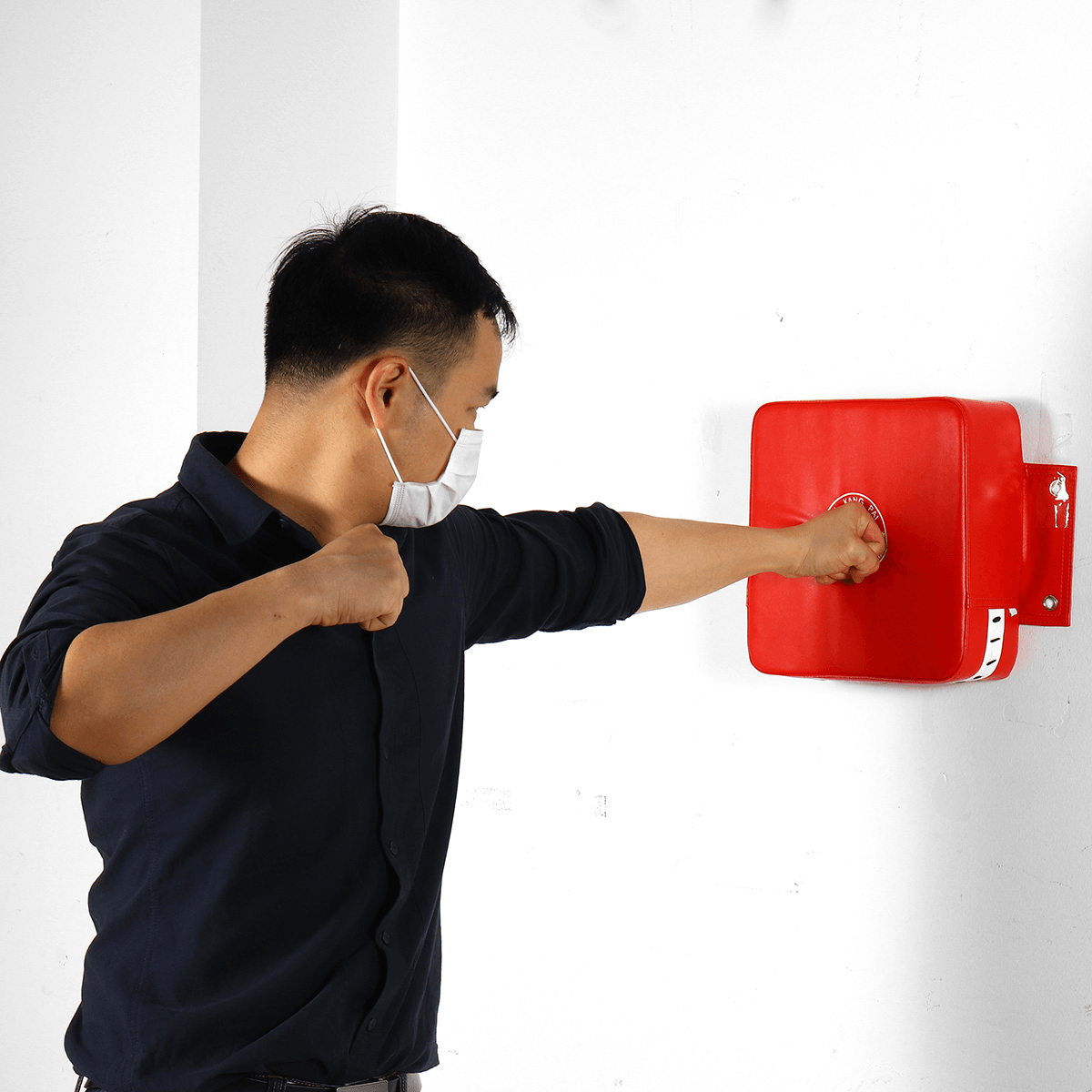 Boxing Fitness Wall Punch Bag Training Square Focus Target Soft Pad Red Boxing Target