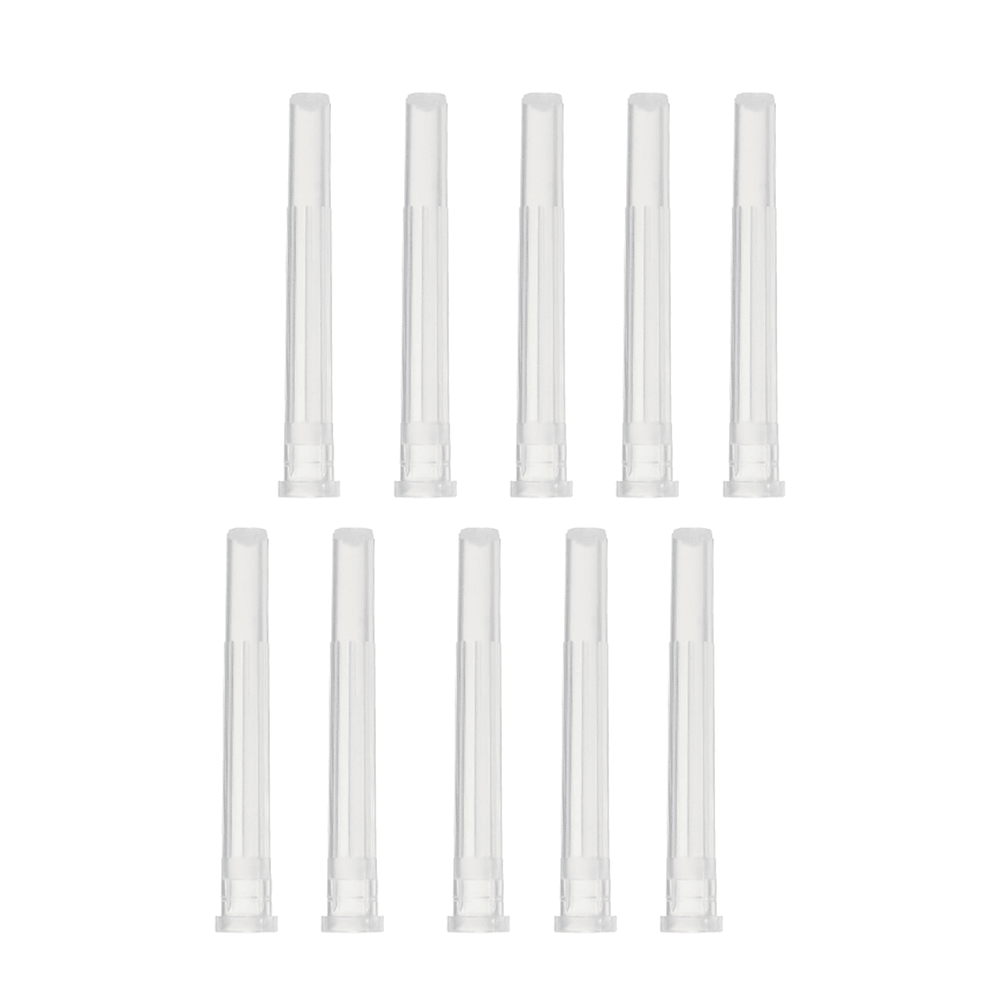 28Pcs/Set Kit di aghi di erogazione Punta smussata Siringa Contagocce per colla Flacone di plastica per spremere liquidi per il riempimento e la misurazione di liquidi Applicatore di colla industriale