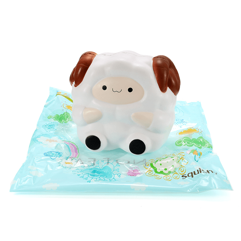 Squishy Jumbo Sheep 13Cm Slow Rising with Packaging Collection Gift Decor Soft Squeeze Toy