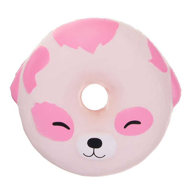 Yunxin Squishy Puppy Dog Donut 10Cm Scented Soft Slow Rising with Packaging Collection Gift Toy