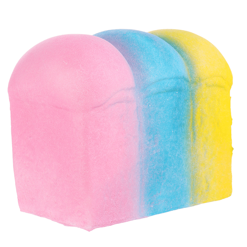 Yunxin Squishy Rainbow Toast Loaf Bread 10Cm Slow Rising with Packaging Collection Gift Decor Toy