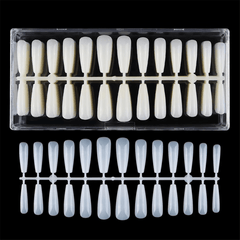 520Pcs Trapezoid Nail Mold Nail Folds Full Nail Patch Nail Tips