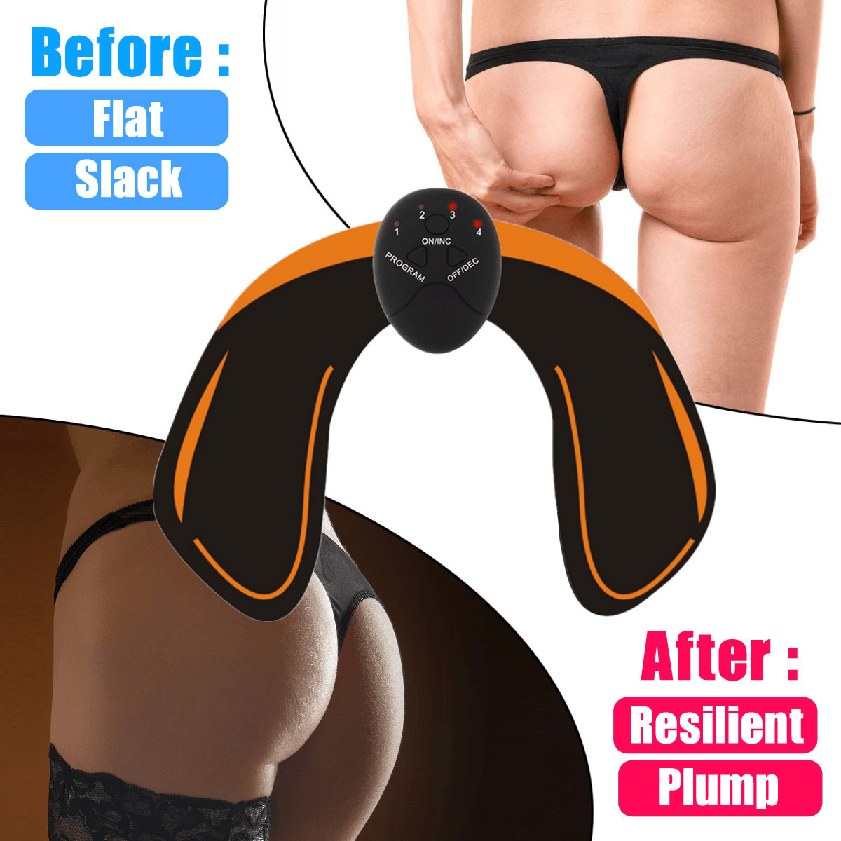 6 Modes Smart Easy Hip Trainer Buttocks Butt Lifting Lift up Body Workout Fitness