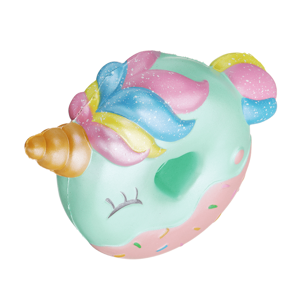 Oriker Donuts Squishy, ​​10 cm, süßes, langsam aufsteigendes Spielzeug, Dekor, Geschenk mit Originalverpackungsbeutel