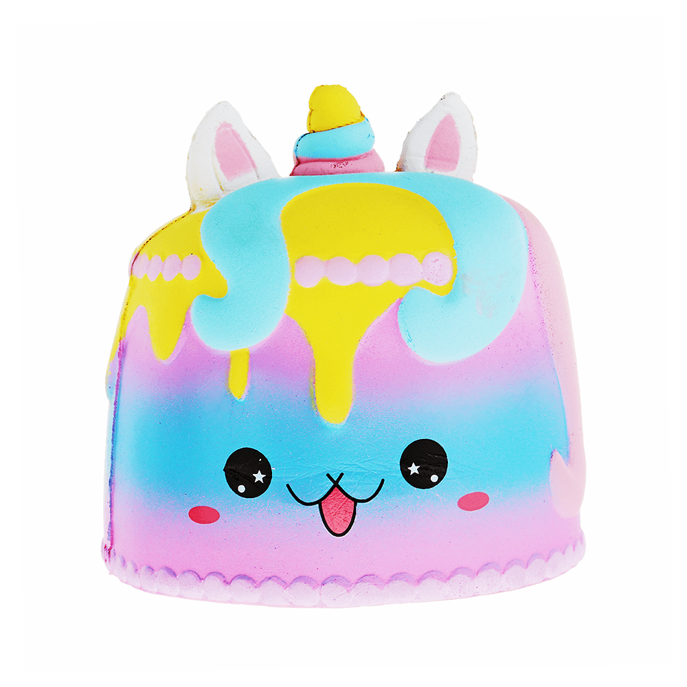 Crown Cake Squishy 11.4 * 12.6Cm Kawaii Cute Soft Solw Rising Toy Colección de regalos de dibujos animados con embalaje