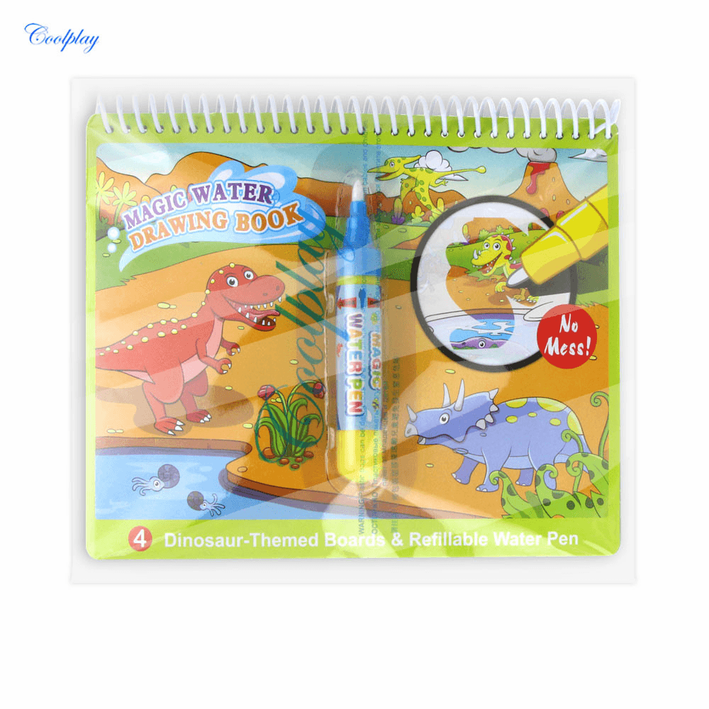 Magic Water Painting Graffiti Book Reusable Color Animal Graphics Cognitive Education Paper Art Drawing Toy