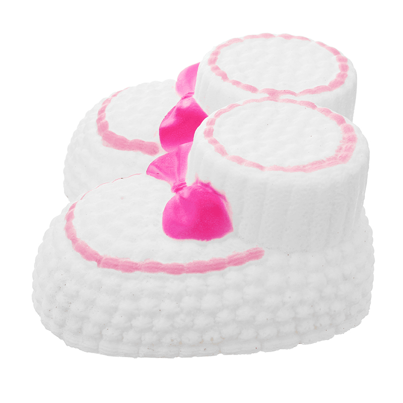 Yunxin Squishy Schneestiefel-Kuchen, 15 cm, weich, langsam aufgehend, mit Verpackung, Sammlung, Geschenk, Dekoration, Spielzeug