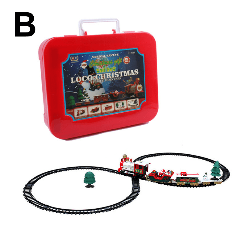 Christmas Electric Rail Car Small Train Children'S Electric Educational Car Toys