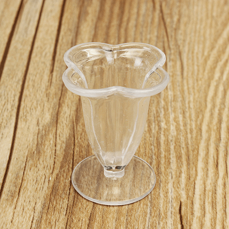 DIY Mini Cup Creamy Soil Sticks Goblets Sticky Minerals Mini Transparent Plastic Cooking