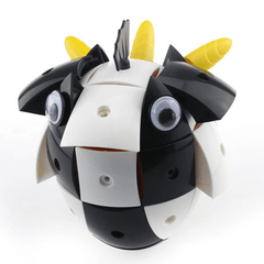 Parcae NS002 90PCS Magnetic Magic Wisdom Ball Black White Penguin Blocks Various Deformation Toys