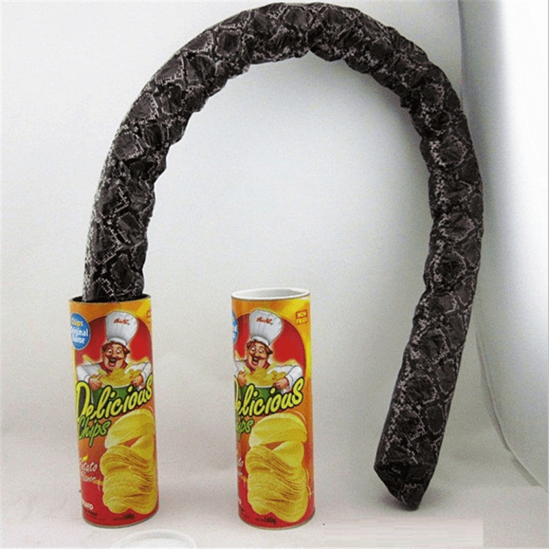 Tricky Potato Chips Bouncing Snake Funny Toy Fool'S Day Gifts for Men Women Friends