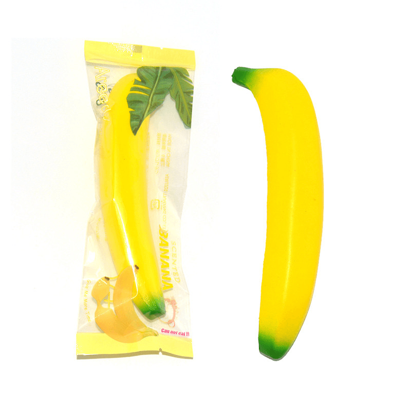 Areedy 17Cm Banana Squishy Super Slow Rising Simulation Fruit Kid Toy Christmas Gift