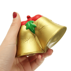 Chamäleon Squishy Christmas Jingle Bell Langsam steigendes Spielzeug mit Verpackung Kinder Weihnachtsgeschenk Dekor