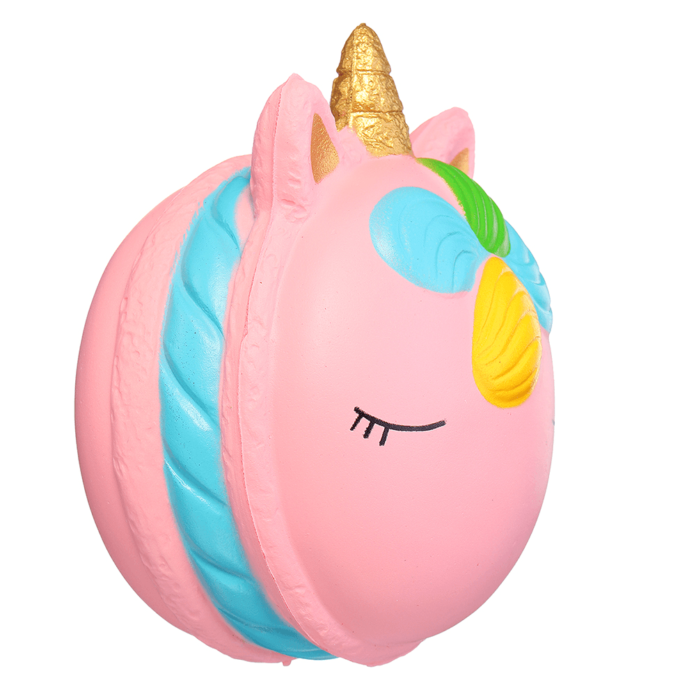 Fantasy Animal Squishy Unicorn Macaron 9CM Jumbo Toys Gift Collection with Packaging