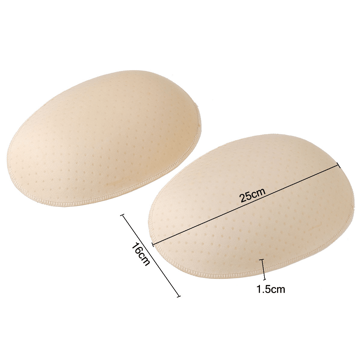 2PCS Schiuma spessa Sollevamento Butt Pad Enhancer Mutandine in spugna per anca traspirante Shapewear