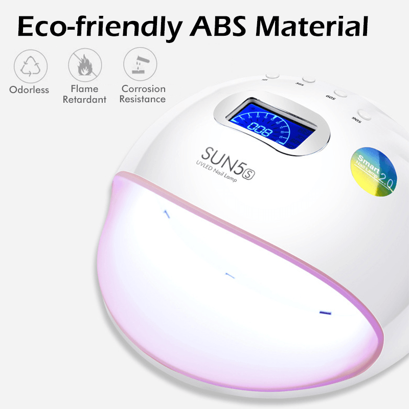 72W UV Lamp Nail Lamp for Manicure Nail Dryer for All Gels Polish with Automatic Sensor Smart Temperature Control Eu Plug