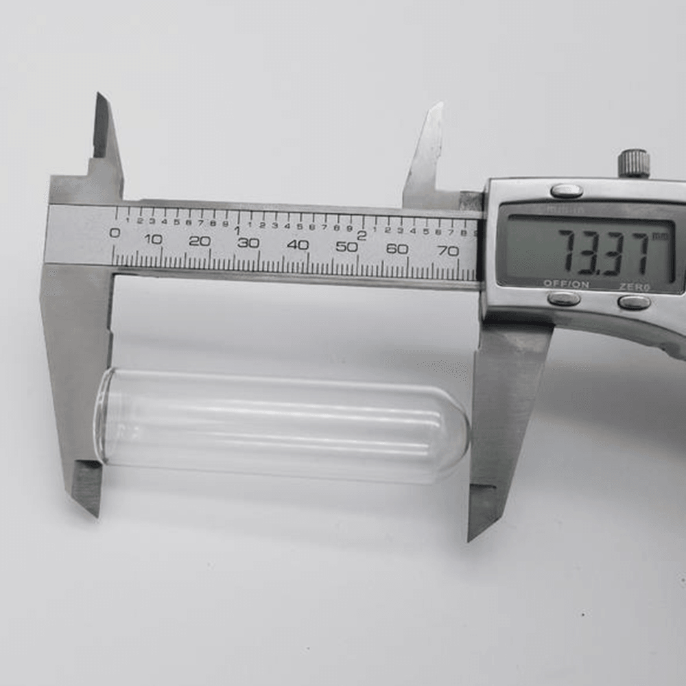 Motorteile, Glasrohr-Heizzylinder, 17 mm Innendurchmesser, 20 mm Außendurchmesser, 73 mm Länge