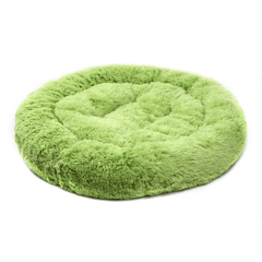 55CM Luxury Shag Warm Fluffy Pet Dog Puppy round Fur Donut Cushion Mat Pet Bed