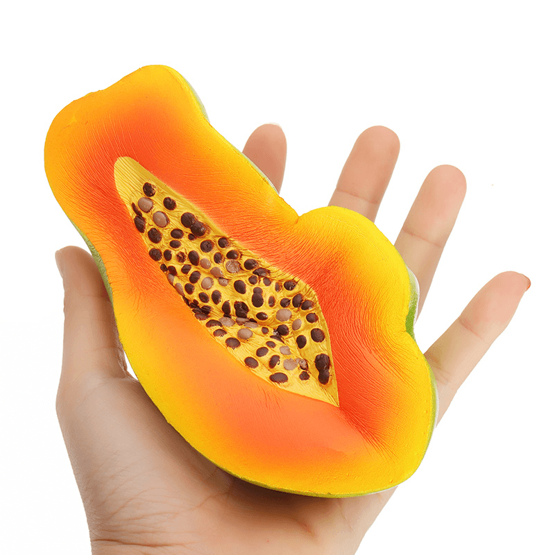 Papaya Squishy 15*9*4Cm Slow Rising with Packaging Collection Gift Soft Toy