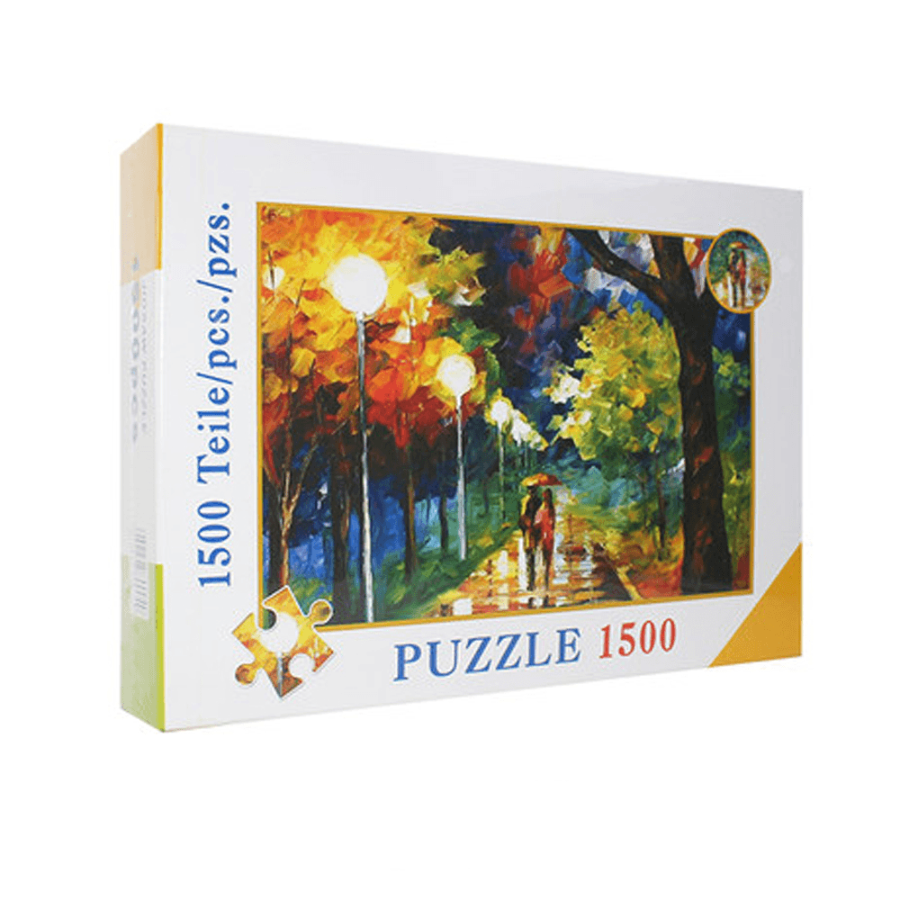 1500 Teile Puzzle Spielzeug DIY Montage Papier Puzzle Spielzeug Wandbehang Malerei Landschaft Spielzeug