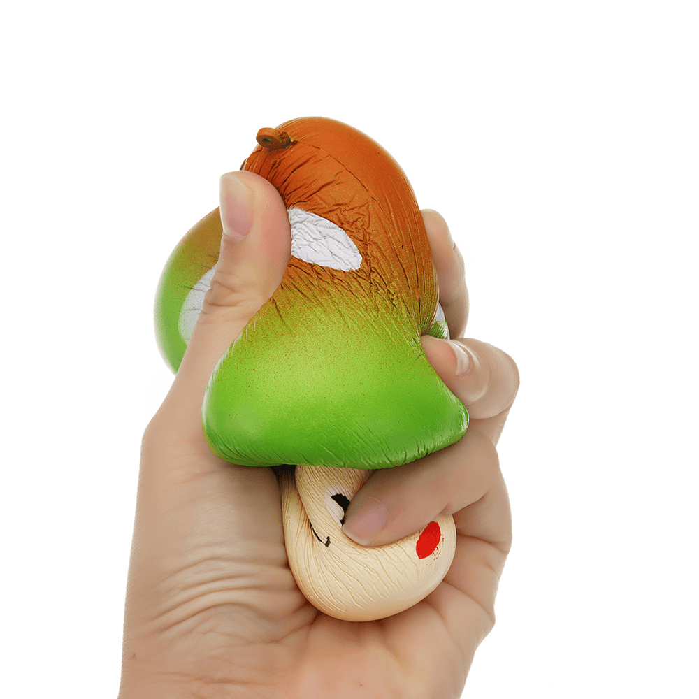 Yunxin Wave Point Large Mushroom Squishy 11*11CM Slow Rising with Packaging Collection Gift Soft Toy