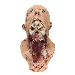 Halloween Party Home Decoration Toys Horror Rotten Bloody Mask Props Toys Supply for Kids Gift