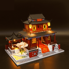 Hongda M909Z DIY Cabin Sansheng III Hand-Assembled Doll House Model Toy