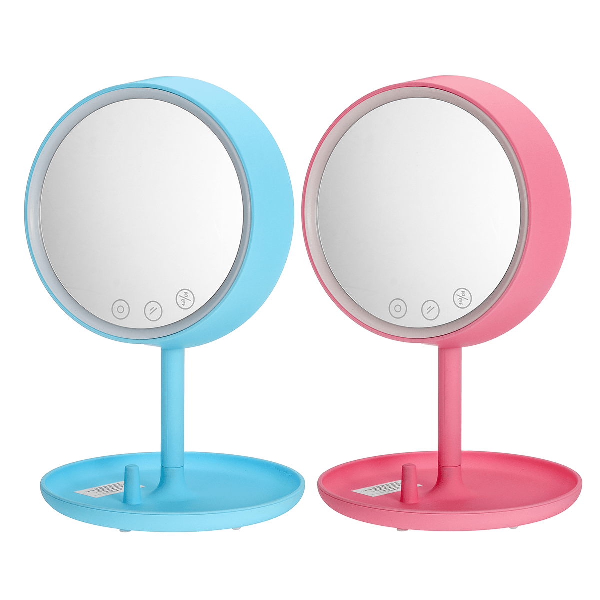 Makeup Cosmetic Mirrors Rotatable 10X Magnifying LED Music Touch