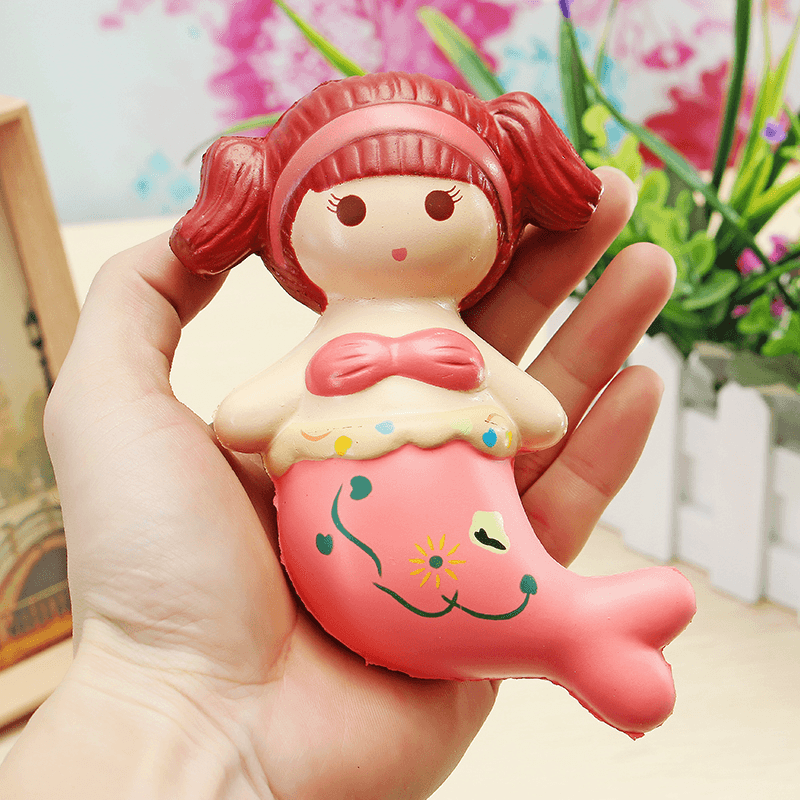 Leilei Squishy Mermaid Slow Rising Original Packaging Soft Collection Gift Decor Toy