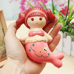 Leilei Squishy Mermaid Slow Rising Original Packaging Soft Collection Gift Decor Toy