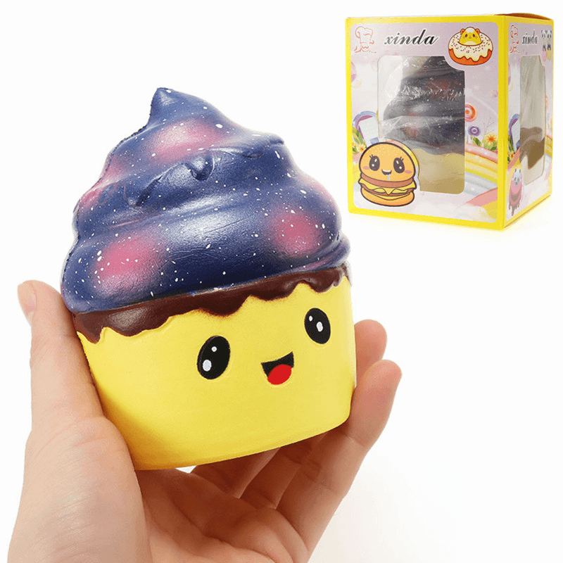 Xinda Squishy Ice Cream Cup 12Cm Soft Slow Rising with Packaging Collection Gift Decor Toy