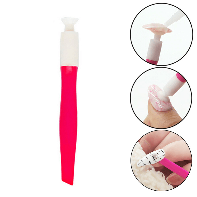 10Pcs Portable False Nail Tips Pen Suction Remove Stick for Suction False Nail Tips