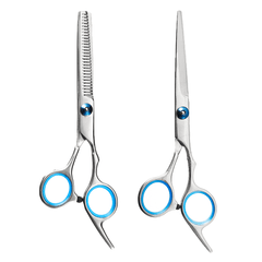 10 Pcs Professional Barber Scissors Barber Shop Thinning Scissors Hairdressing Scissors Stainless Steel Barber Scissors Set