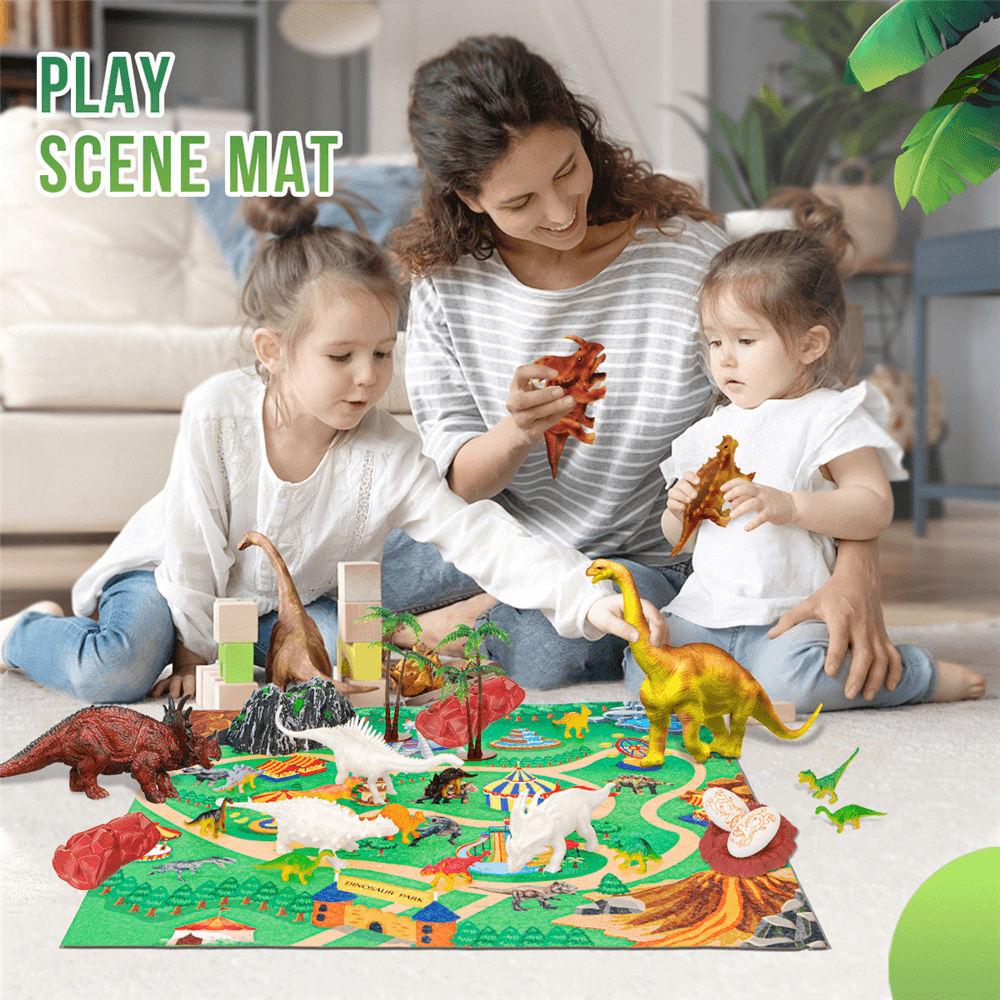 Pickwoo Dinosaur Painting Kit-Paint Your Own Sets Kids Science Arts and Crafts Sets with 12 Color Safe and Non-Toxic, Dinosaur Toys Easter Crafts Gifts Kids Boys & Girls