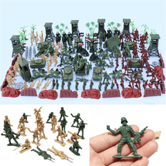 170 PCS Soldier Scene Model Set Toys for Kids Children Gift