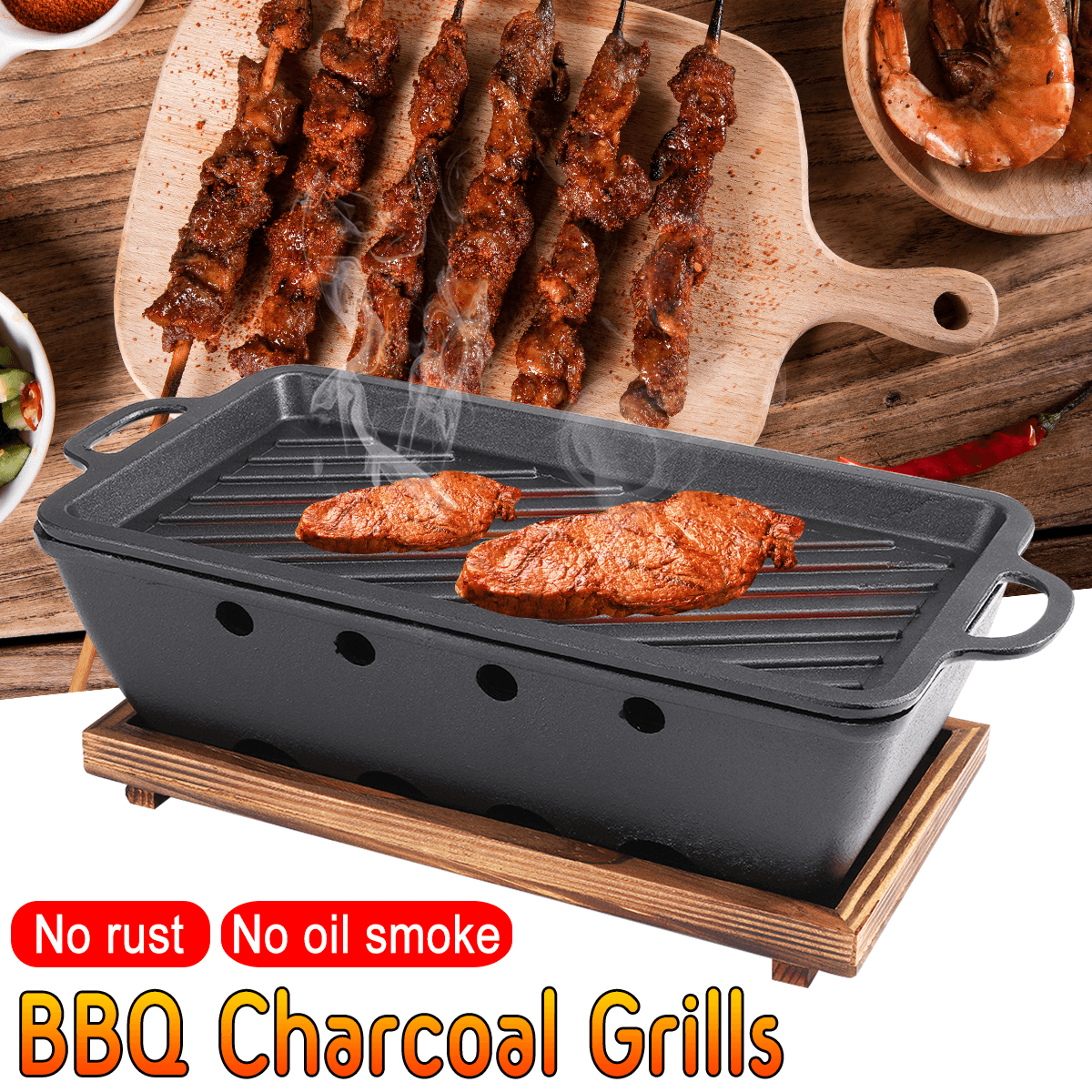 36*13*20CM Outdoor Mini BBQ Holzkohle Grill Barbecue Kits für Garten Hof Party