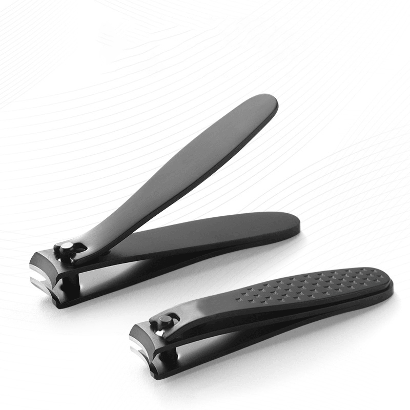 Stainless Steel Black Large Nail Clippers for Trimming Hands and Feet Nails Creative Nail Clipper