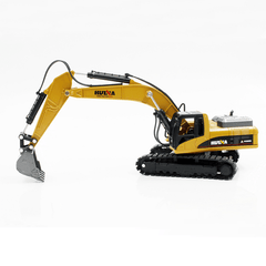 HUINA 1710 1:50 Alloy Excavator Model Diecast Model Engineering Toys