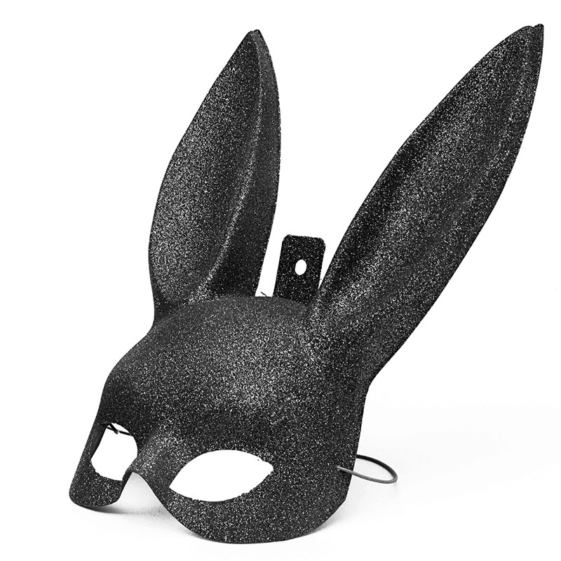 Linda fiesta de Halloween Cosplay Fancy Rabbit Face Mask Decoración Props Juguetes