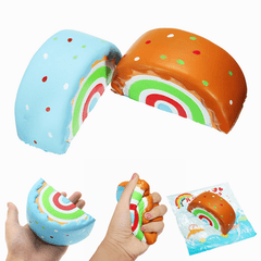 Eric Squishy Rainbow Cake 10Cm Slow Rising Original Packaging Collection Gift Decor Toy