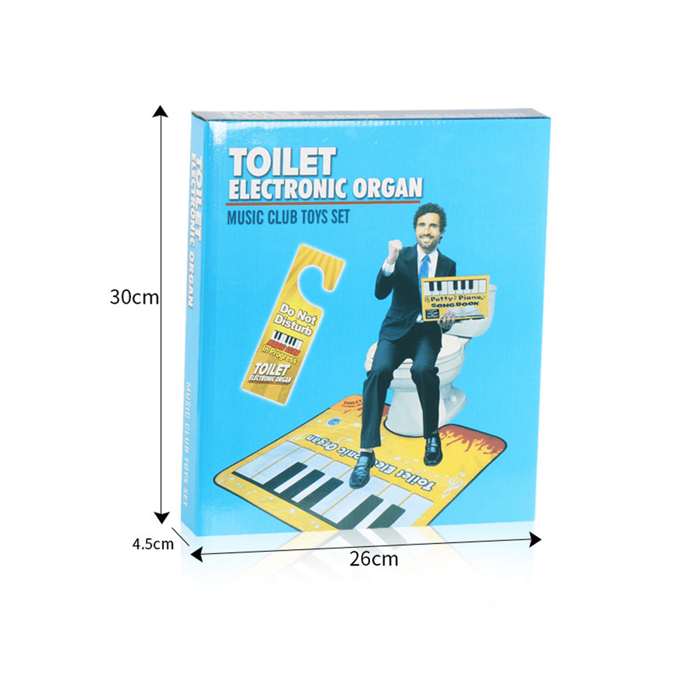 Touch Play Keyboard Music Singing Toilet Carpet Mat Adult Children Fun Casual Decompression Toy Piano Blanket