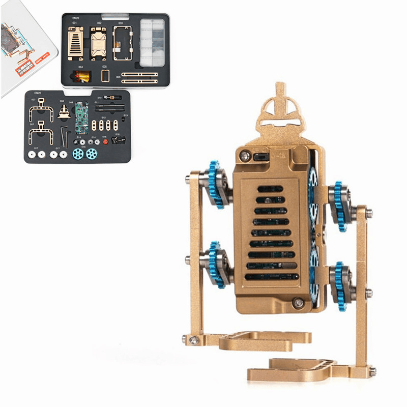 Teching Ganzmetall-Stirlingmotor DIY Modellsammlung Geschenk Entwicklungswissenschaftliches Spielzeug DM20