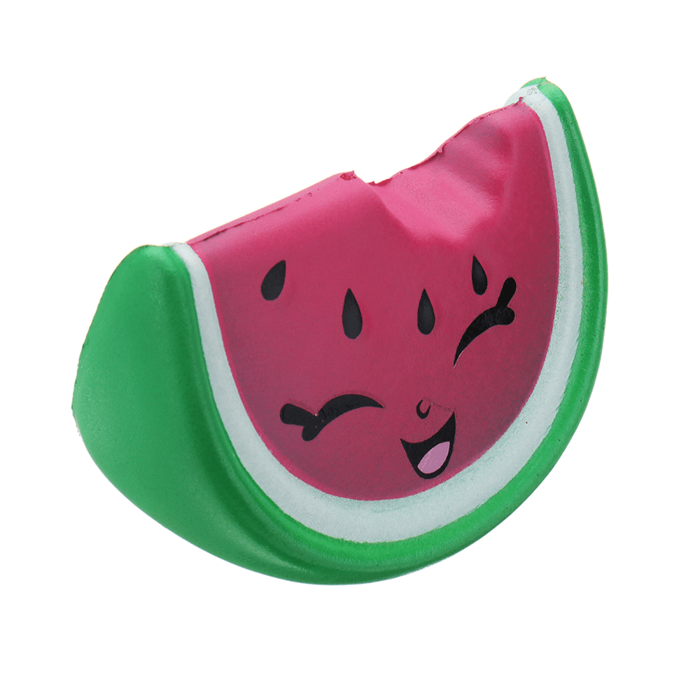 Meistoyland Squishy Mini Pink Smile Watermelon Fruit Squishy Slow Rising Toy Soft Mini Cute Toy